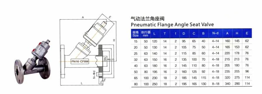 Sanitary Stainless Steel 304/316 Welded/Clamp Angle Seat Valve