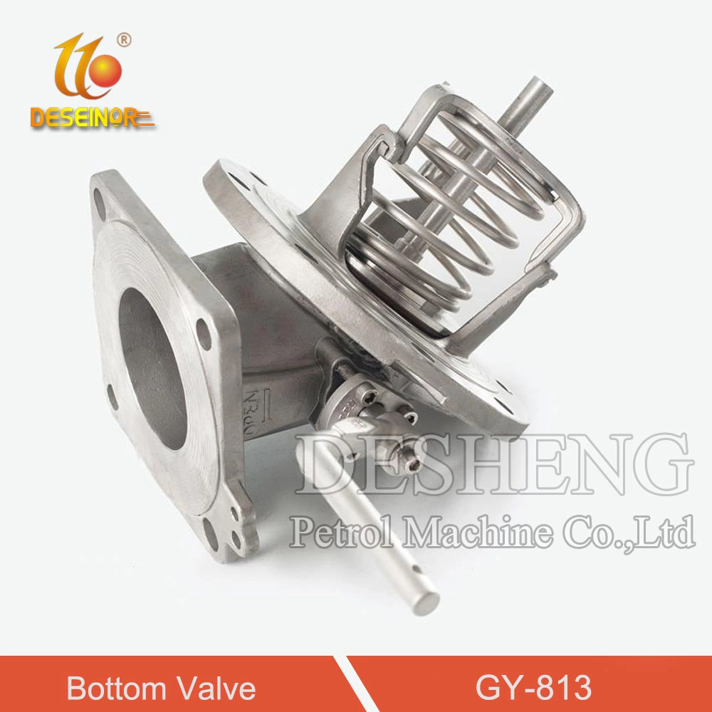 Sanitary Stainless Steel Aseptic Tank Bottom Valve with Steam