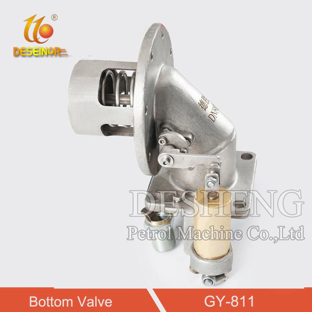 Sanitary Manual Flush Bottom Valve Tank Bottom Seat Valve