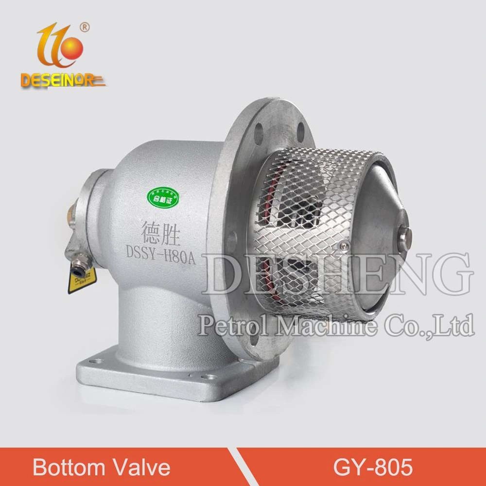 Aluminum Fuel Tanker Emergency Bottom Valve